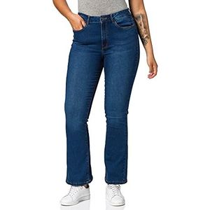 Noisy may NMSALLIE HW Flare VI021MB NOOS Jeans, Medium Blue Denim, 29/30
