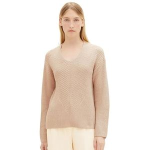 TOM TAILOR - 1039242 - Damessweater - Doeskin Melange