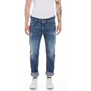 Replay heren jeans, Medium Blue 009, 28W x 32L