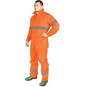 Rijst kpl-Rainer_Pm regenset, oranje, maat M