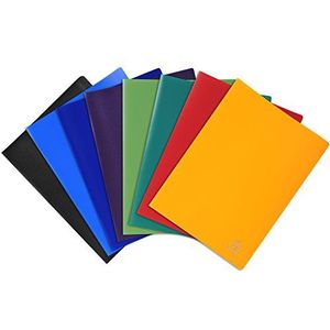 Porte vues prolypropylene souple pochettes grainees opaque 80 vues - a4