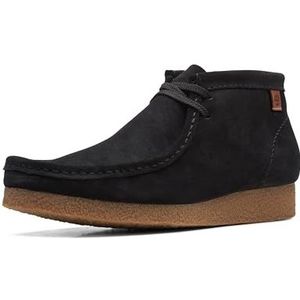 ClarksShacre BootherenChukka-laarsChukkalaarzen,Zwart Suede,45.5 EU