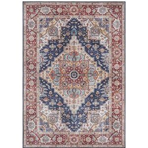 Nouristan Oosterse vintage tapijt Sylla 120x160 cm Indigoblauw