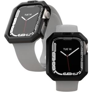 Urban Armor Gear UAG horlogehoes, Scout robuuste beschermhoes/hoes ontworpen voor Apple Watch (41 mm) (kleinere versie) (serie 7 en 8) (Apple Watch & Watch Band niet inbegrepen) - zwart