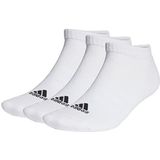 adidas Cushioned Sportswear 3 Pairs Invisible Sokken/Sneakersokken, White/Black, XS