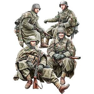 Mini Art 550035370 MiniArt 35370 1:35 Fig. soldaten passagierend (4) wintergetrouwe replica, modelbouw, modelbouw, plastic bouwpakket, knutselen, hobby, lijmen, modelbouwset, assemblage, ongelakt