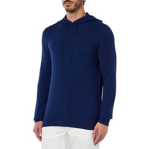 7 For All Mankind Hoodie Cashmere w/Stitch Detail Light Navy, blauw (mid blue), M