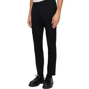 Trendyol Heren Herren Gerade Normale Taille Hose Shorts, Zwart, 28