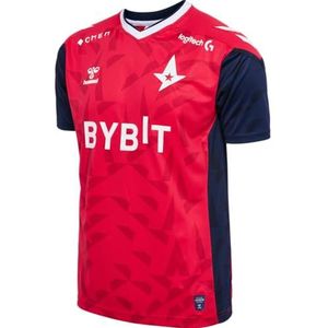 Hummel - Functioneel Shirt - Navy / Framboos / Wit - Kwartmouw