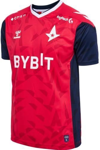 Hummel - Functioneel Shirt - Navy / Framboos / Wit - Kwartmouw