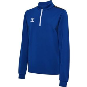 hummel HmlAuthentic Sweatshirt voor kinderen, uniseks, met halve rits