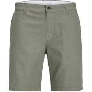 Chino Shorts - Middelhoge Taille - Katoen/Linnen - Regular Fit