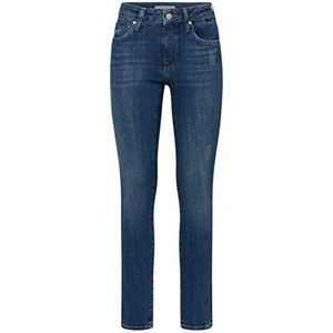 Mavi Dames Adriana Jeans, diep blauw geborsteld glas, 30/30, Diep blauw geborsteld glam, 30W x 30L