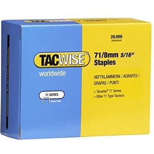 Tacwise 0368 71/8 mm verzinkte klemmen