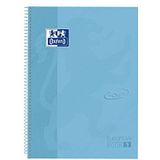 Oxford notitieboek, microgeperforeerd, touch 80 vellen A4 Pastel Blauw