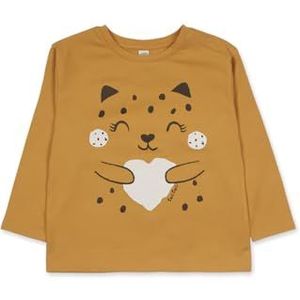 Tuc Tuc T-shirt voor meisjes, Mosterd, 6 Maanden
