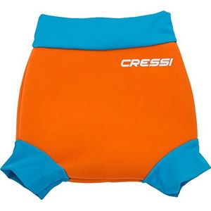 Cressi Kids' Herbruikbare Zwemluier Thermische Zwemkleding, Oranje/Lichtblauw, 2X-Large/24 Maanden