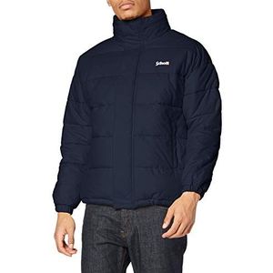 Schott NYC Nebraska jas voor heren, Blauw (marine marine), S