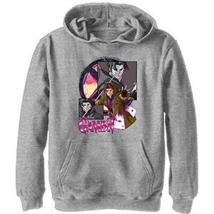 Marvel Unisex kinderen Card Panels Hoodie, Sportief Heather, XL