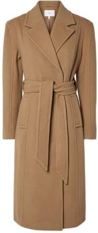 Yas - Kali - Jas - Lang - Mix van Vezels - Revers - Knoopsluiting