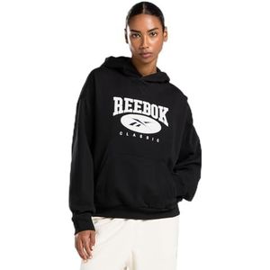 Reebok CL AE BIG LOGO FT HOODIE Zwart, Zwart, S