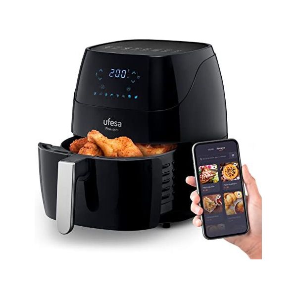 Buccan - airfryer oven - 12 liter - hetelucht friteuse - zwart met roségoud  - Huishoudelijke apparaten kopen | Lage prijs | beslist.nl