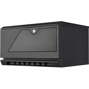 SilverStone Technology SST-CS381 v 1.2 - Case Storage ATX Midi Tower computerbehuizing, binnenkant zwart, ondersteunt 8X 3.5 of 2.5"" hot-swap harde schijflades, frontdeur afsluitbaar, zwart