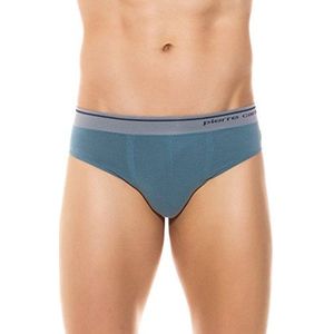 Pierre Cardin 6-delige set herenslips, blauw/aubergine/grijs., L