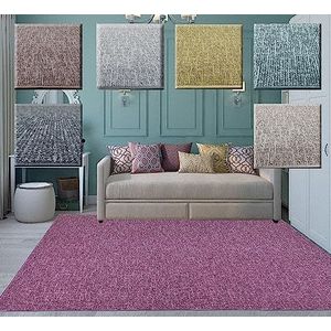 Tadi & Imperio1979 Groot vierkant tapijt voor woonkamer, rustiek, met natuurlijk jute-effect, zonder haren, knopen, voor slaapkamer, keuken