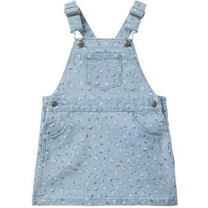 United Colors of Benetton Tuinbroek voor meisjes en jongens, Blauw, 4 Jaar