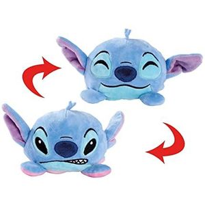 Disney - Lilo en Stitch, omkeerbare knuffel, 8cm, 2 gezichten, geschikt voor kinderen vanaf de eerste levensmaanden.