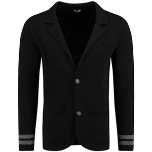 KEYLARGO Already Jacket gebreide jas voor heren, zwart (1100), XXL