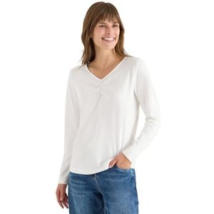 Cecil - Shirt - Vanilla White - V-hals - Casual