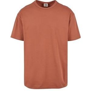 Urban Classics Organic Basic Tee T-shirt voor heren, van biologisch katoen, verkrijgbaar in vele kleuren, maten S - 5XL, terracotta, 5XL