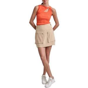 DKNY Frosted Twill Cargo Mini, sandelhout, maat 46, Sandalwood, 46