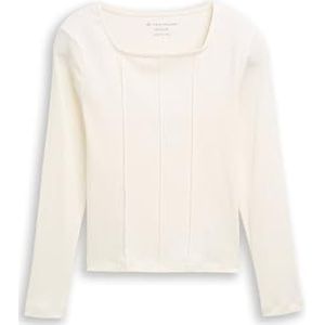 TOM TAILOR T-shirt met lange mouwen voor kinderen, 12906 - Wool White, 152