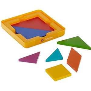 Osmo - Genius Tangram - Leeftijden 6-10 - Gebruik vormen/kleuren om op te lossen voor visuele puzzels (500+) - Voor iPad of Fire Tablet - STEM-speelgoed (Osmo Base Vereist - Amazon Exclusief)