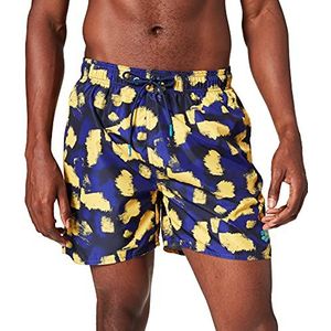 ARENA M Fundamentals Allover boxershorts voor heren, marine multi, S