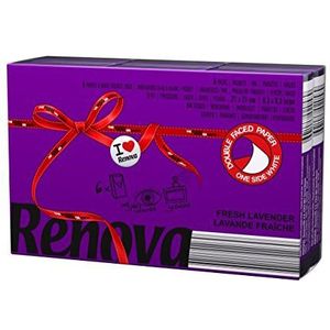 Renova Pocket Weefsels Red Label Paars Lavendel Geurend - 6 Packs -