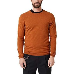 s.Oliver heren trui, oranje (koper bruin melange 28w8), XXL