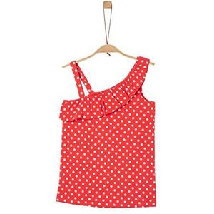 s.Oliver T-shirt voor meisjes, Rood (31b9 31b9 Heartly Aop), M