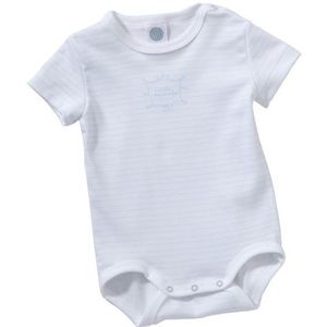 Sanetta Baby - jongens body, gestreept 321338, blauw (10), 80 cm