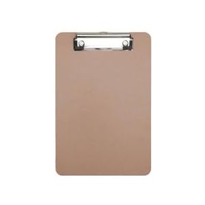 MAUL klemplaat Basic, hardboard karton, A5 staand, bruin