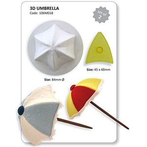 PME 106M018 3D Paraplu Cutters, wit, 12 x 3 x 17 cm