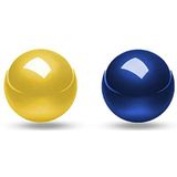 Perixx - PERIPRO-303X2B - Trackball - Glanzend Blauw en Goud - 2 Stuks Verpakking