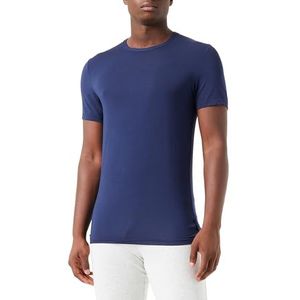 Calvin Klein Heren hals S/S Crew Nk T-shirts, Blauwe schaduw, XL