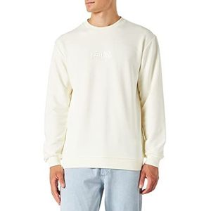 FILA Bohinj Sweat Crew Sweatshirt voor heren, Egret, XS