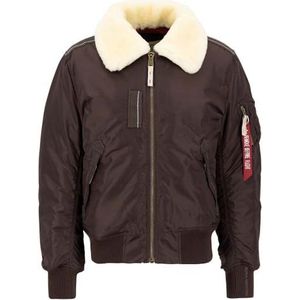 Alpha Industries Injector III Bomber Jacket voor heren Hunter Brown