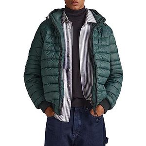 Pepe Jeans Billy Puffer Jas voor heren, Groen (Regent Groen), XXL