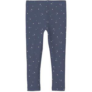 Name It - NmfNelia - Leggings - Blue Indigo met Bloemen
